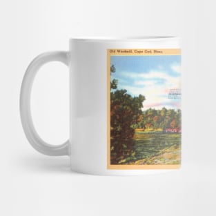 Old Windmill, Cape Cod, Mass postcard Mug